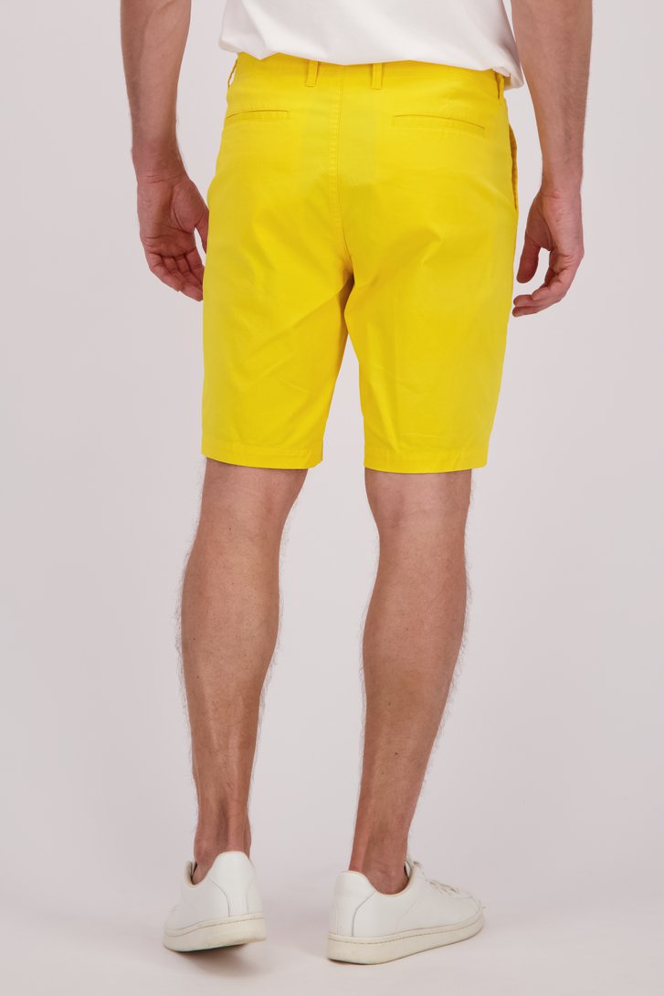 Bermuda en coton stretch de couleur ocre de Dansaert Blue pour Hommes