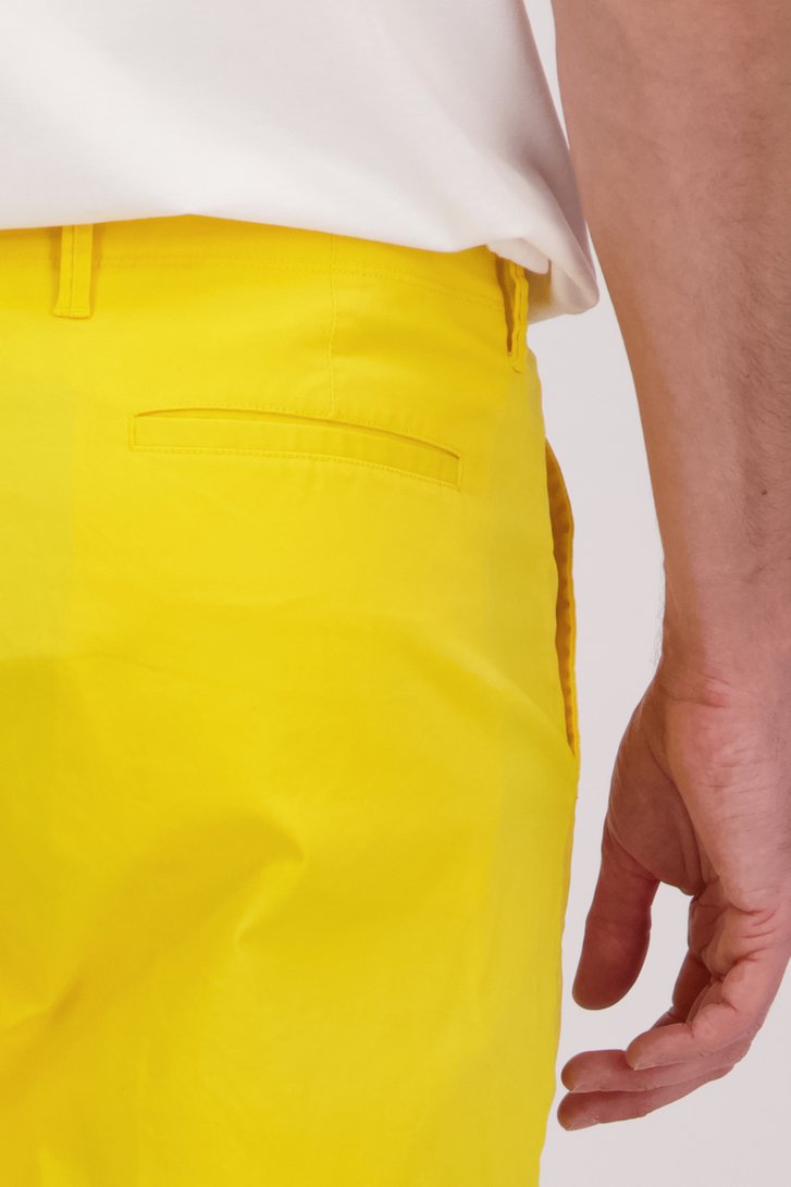 Bermuda en coton stretch de couleur ocre de Dansaert Blue pour Hommes