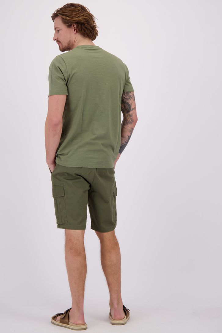 Le dos de Bermuda kaki de Ravøtt pour Hommes