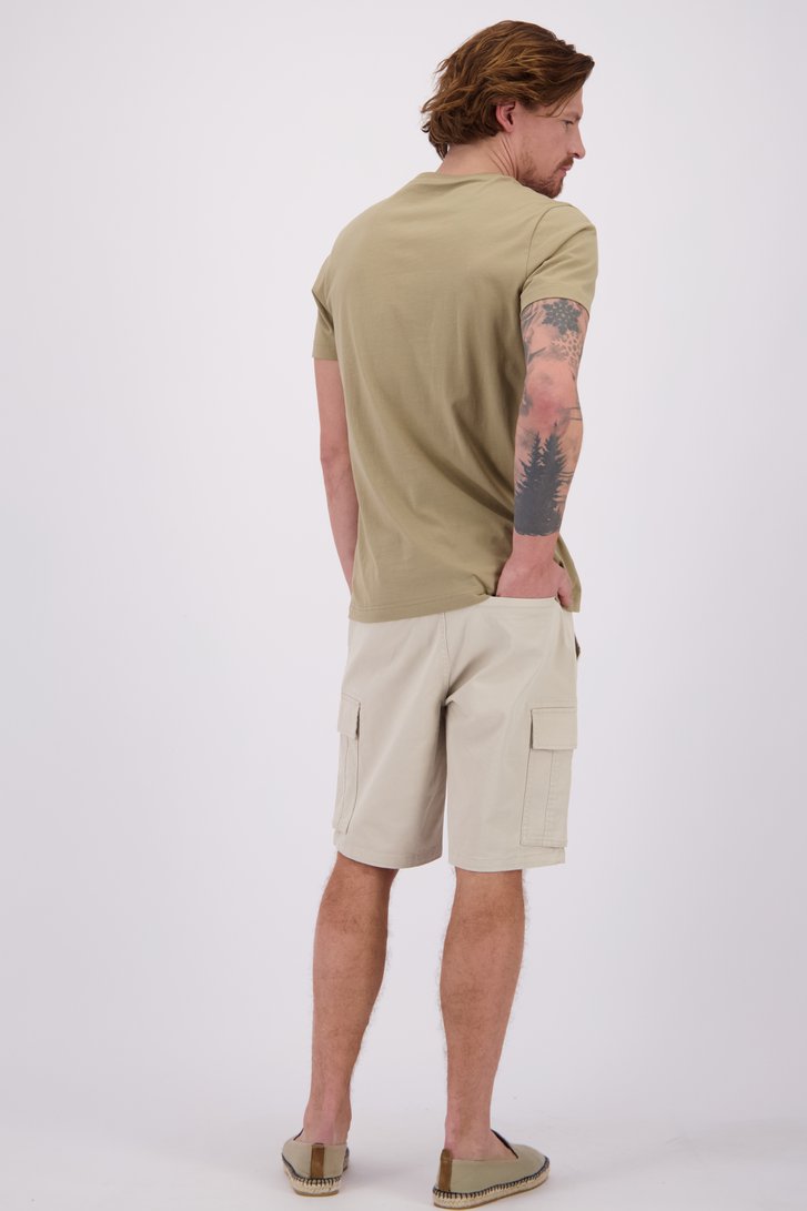 Le dos de Bermuda marron clair de Ravøtt pour Hommes