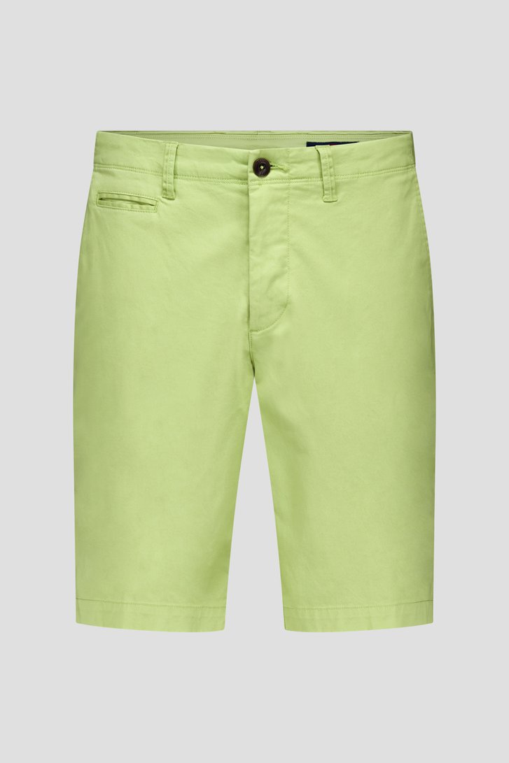 Bermuda vert clair en coton stretch  de Dansaert Blue pour Hommes