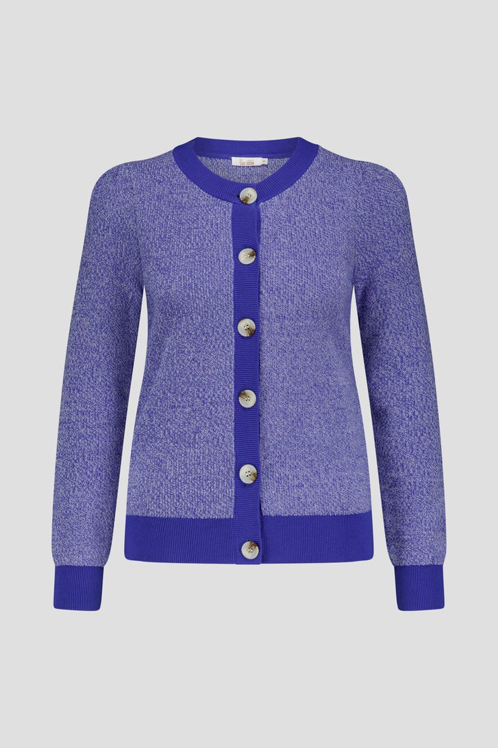 Blauw gemêleerde cardigan van Liberty Loving nature voor Dames