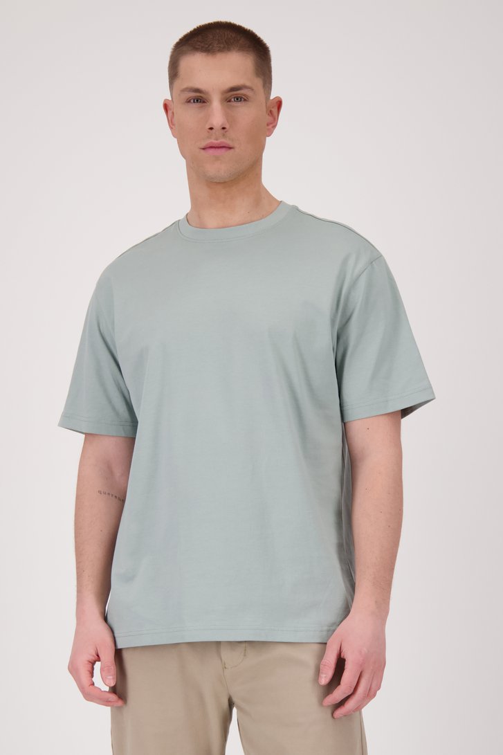 Blauw-grijs T-shirts met ronde hals van ONLY & SONS voor Heren