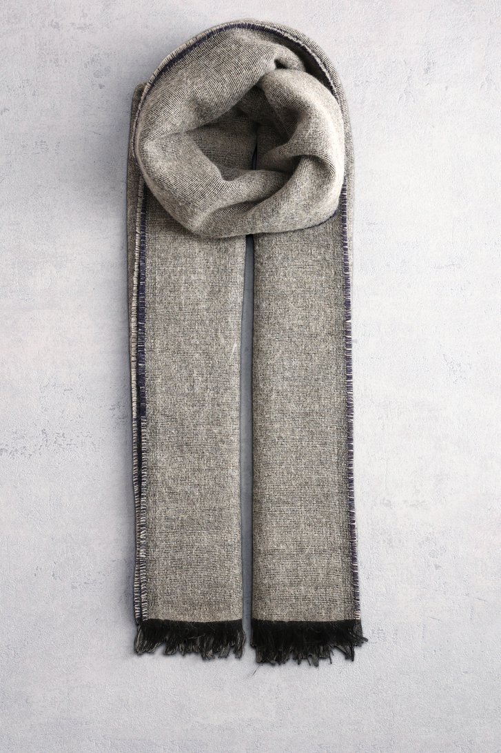 Voorkant van Blauw-grijze sjaal door Modeno voor Heren