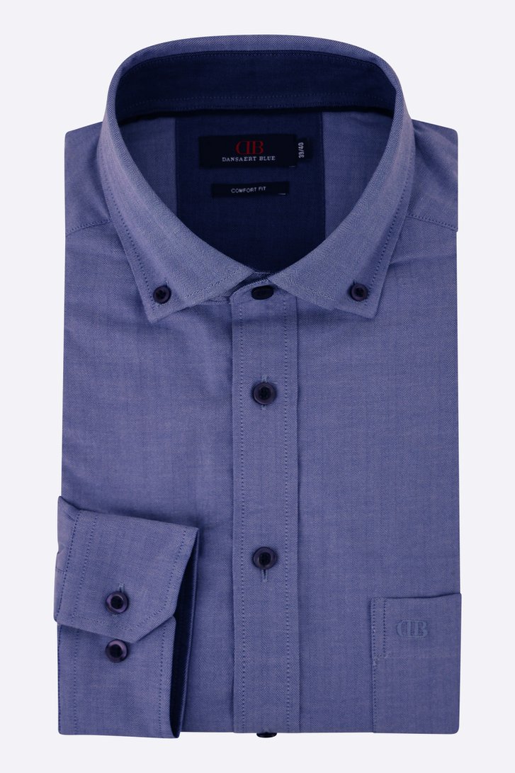 Blauw hemd - comfort fit