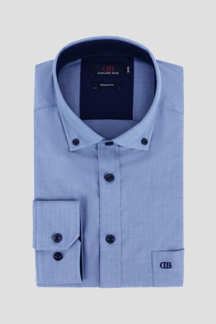 Blauw hemd - Regular fit van Dansaert Blue voor Heren