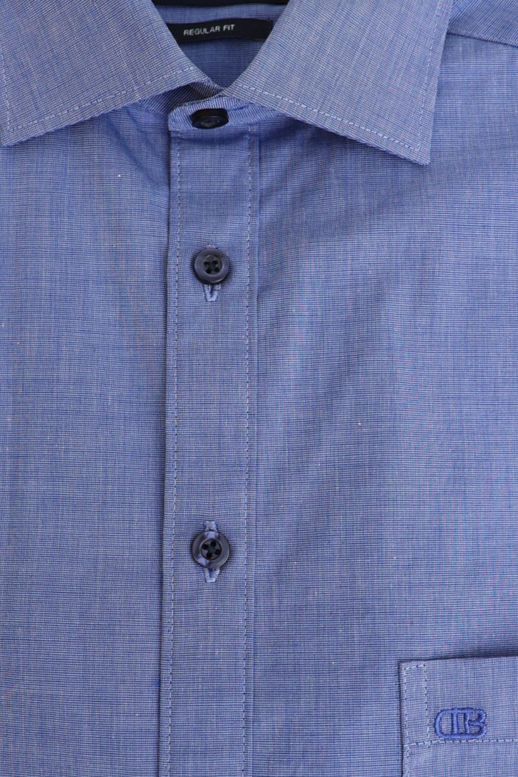 Blauw hemd - regular fit van Dansaert Blue voor Heren