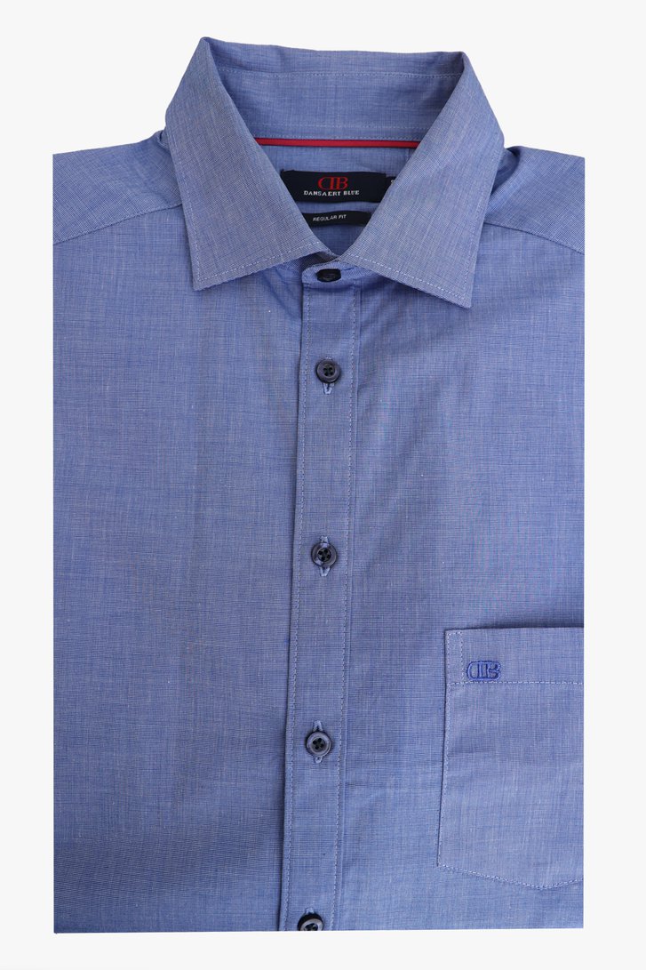 Blauw hemd - regular fit van Dansaert Blue voor Heren