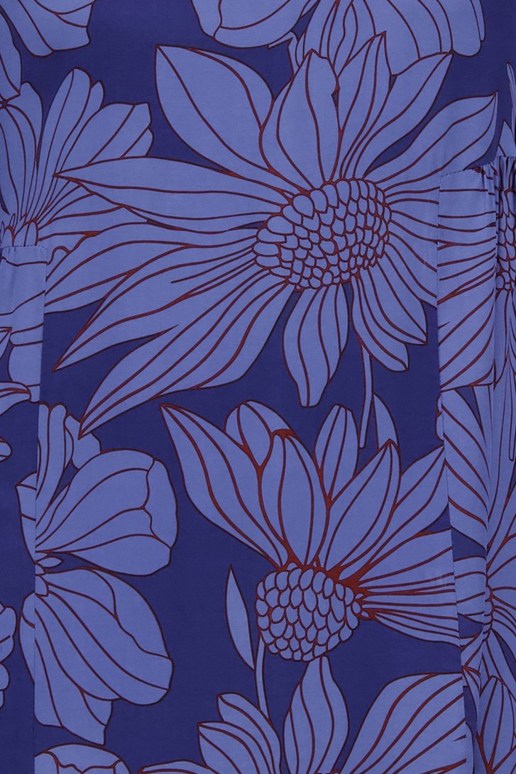Blauw kleedje met bloemenprint van Libelle voor Dames