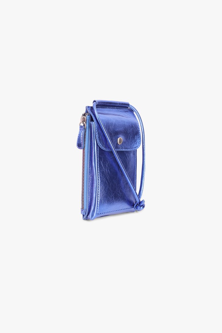 Blauw metallic telefoontasje van Liberty Island voor Dames