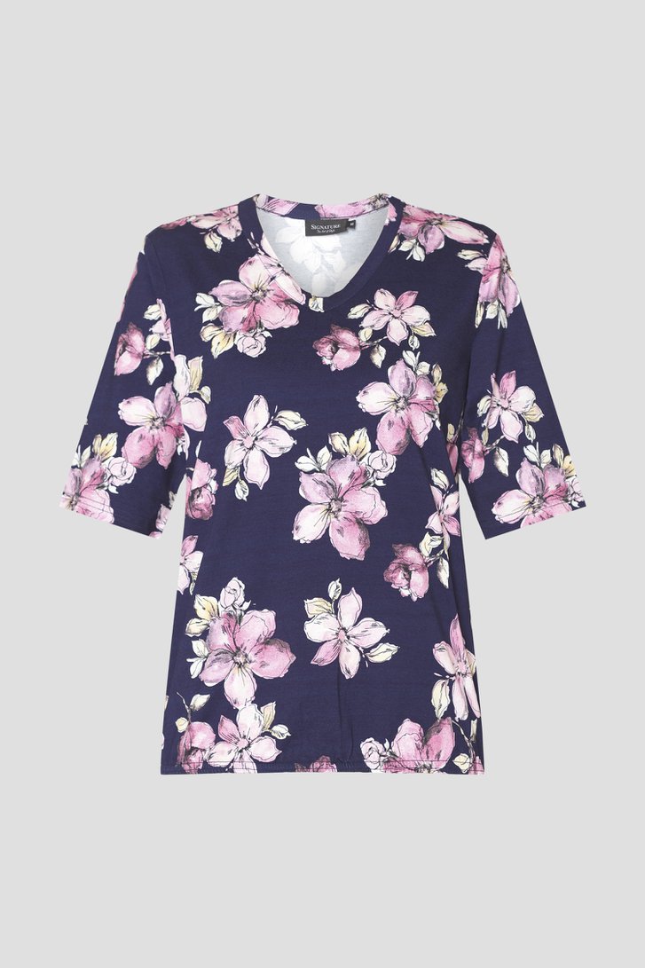 adidas blauw t shirt