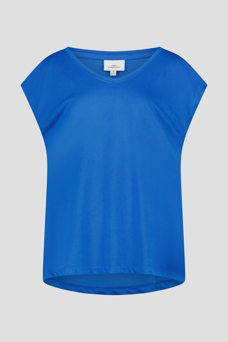 Blauw T-shirt  van Only Carmakoma voor Dames