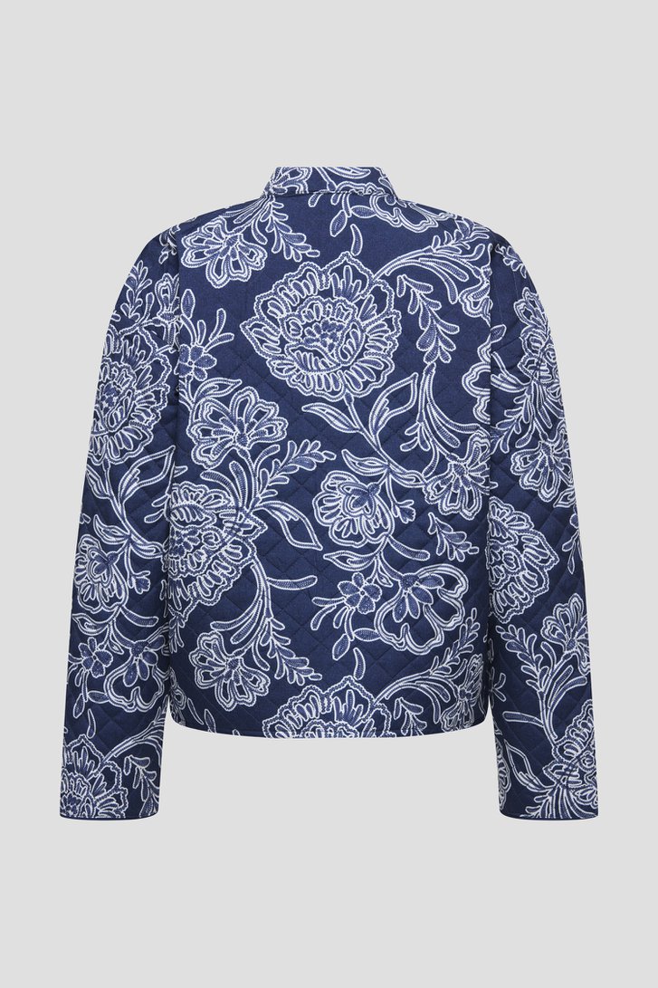 Productfoto 2 van Blauw vestje met bloemenprint door JDY voor Dames