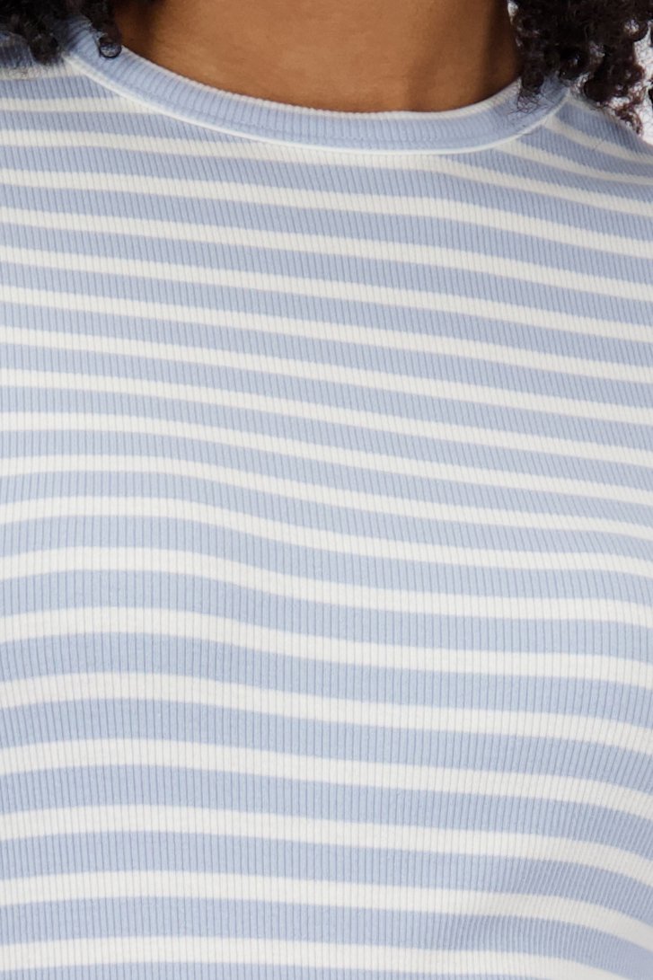 Blauw-wit gestreept T-shirt van JDY voor Dames