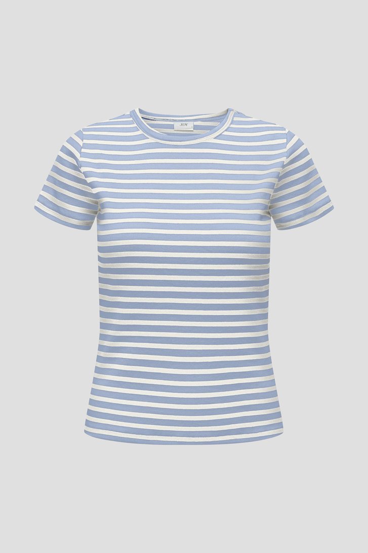 Blauw-wit gestreept T-shirt van JDY voor Dames