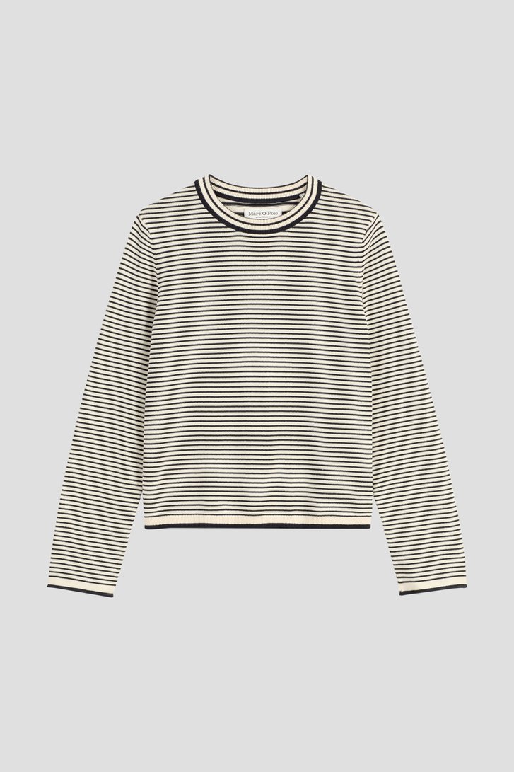 Productfoto 1 van Blauw-wit gestreept truitje door Marc O'Polo voor Dames