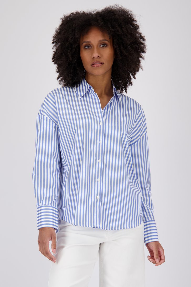 Blauw-wit gestreepte blouse van JDY voor Dames