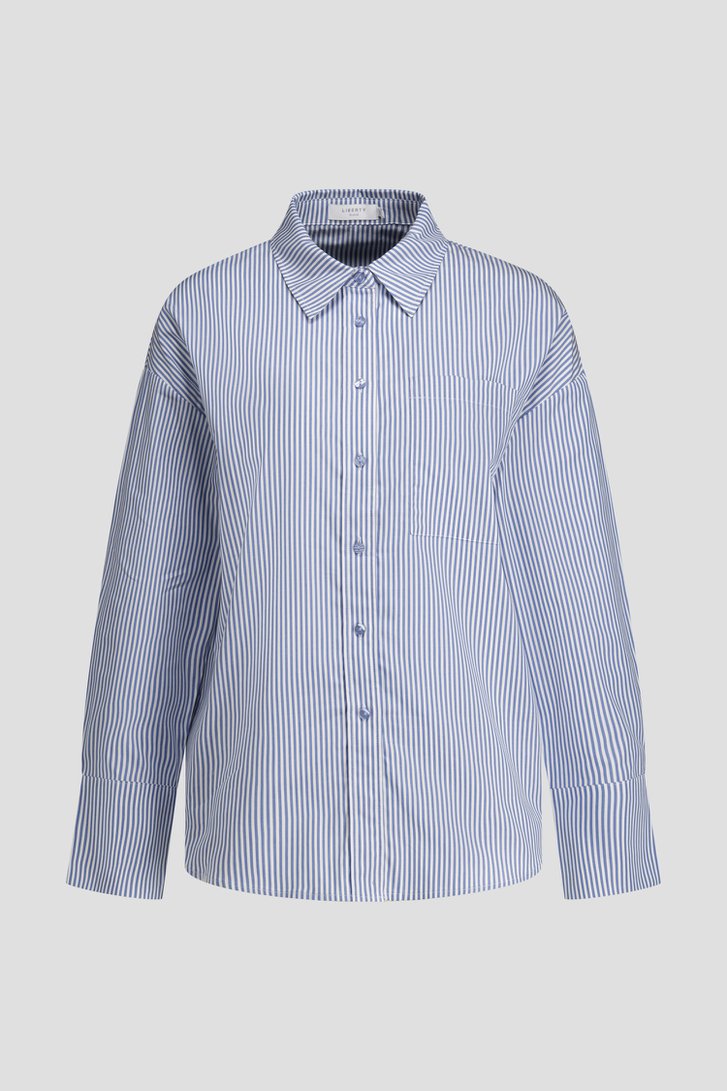 Productfoto 1 van Blauw-wit gestreepte blouse door Liberty Island voor Dames