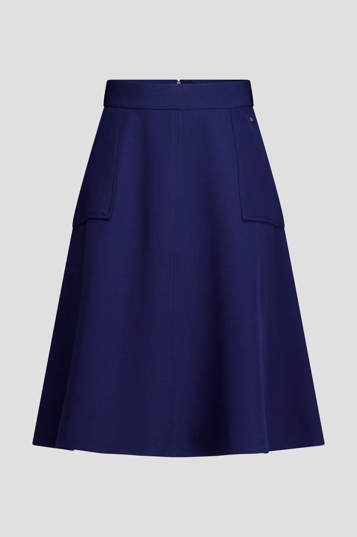 Productfoto 1 van Blauwe A-lijn rok  door Claude Arielle voor Dames