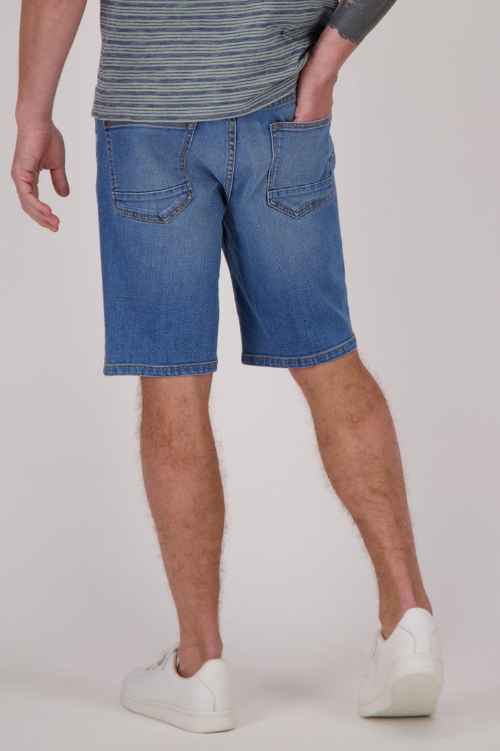 Blauwe bermuda in denim van Ravøtt voor Heren
