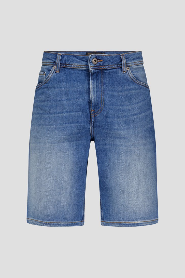 Blauwe bermuda in denim van Ravøtt voor Heren