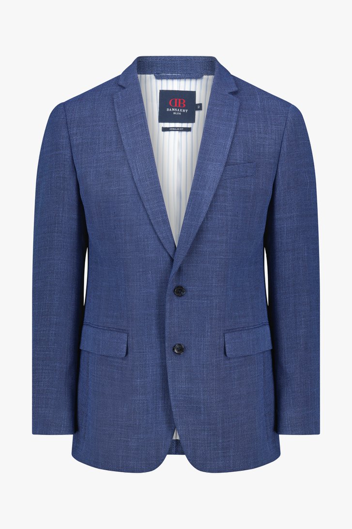 Blauwe blazer - regular fit van Dansaert Blue voor Heren