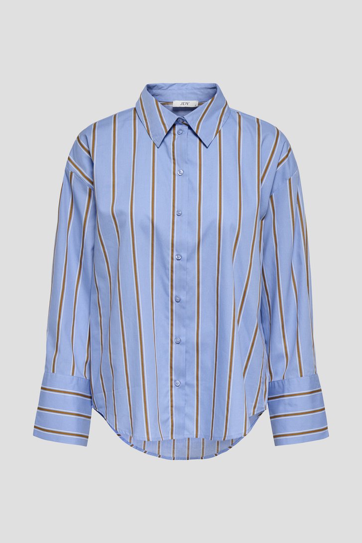 Productfoto 1 van Blauwe blouse met strepen door JDY voor Dames