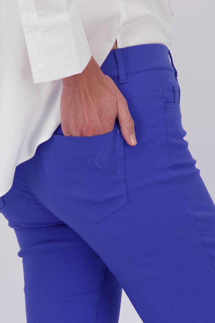 Blauwe broek - 7/8 lengte van Claude Arielle voor Dames