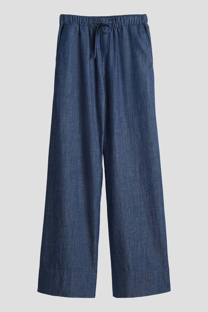 Productfoto 1 van Blauwe broek met jeanslook door Opus voor Dames