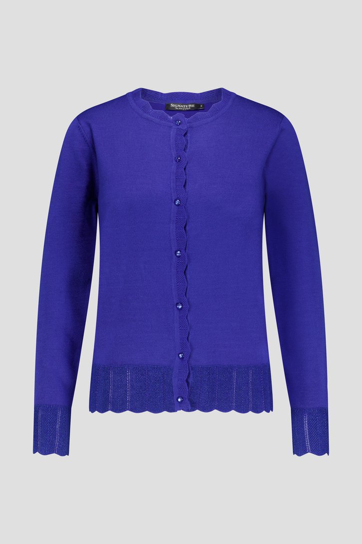 Blauwe cardigan van Signature voor Dames