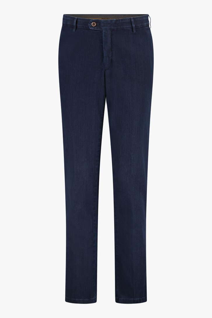 Productfoto 1 van Blauwe chino denim – Luc - regular fit door Brassville voor Heren