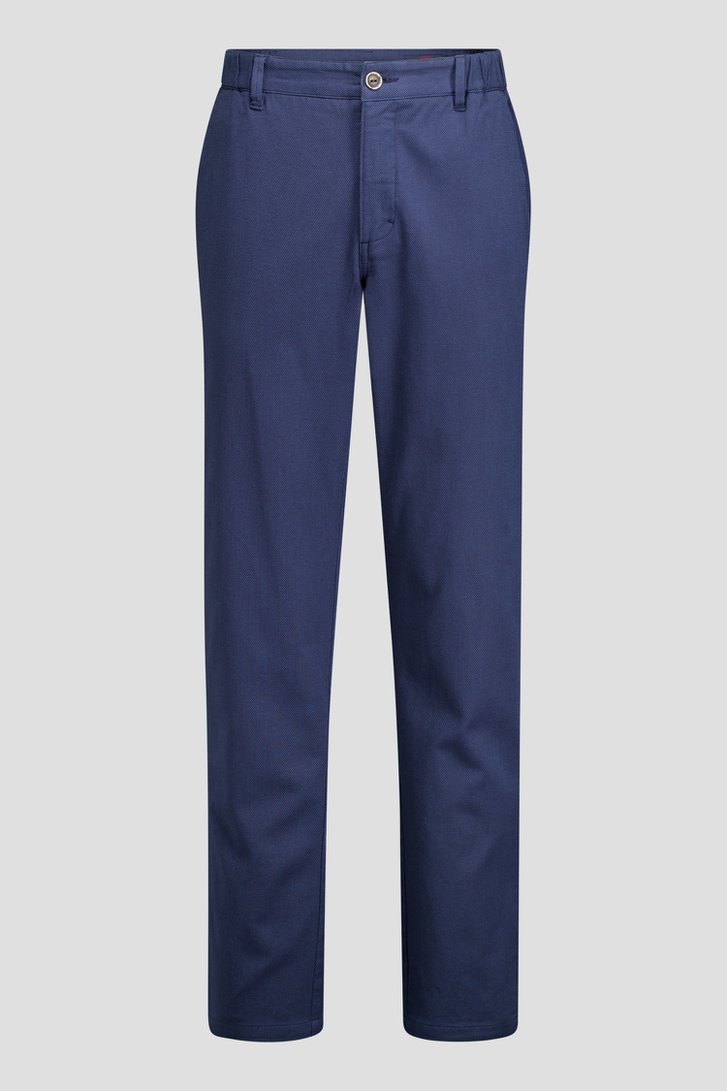 Productfoto 1 van Blauwe chino met elastische tailleband door Dansaert Blue voor Heren