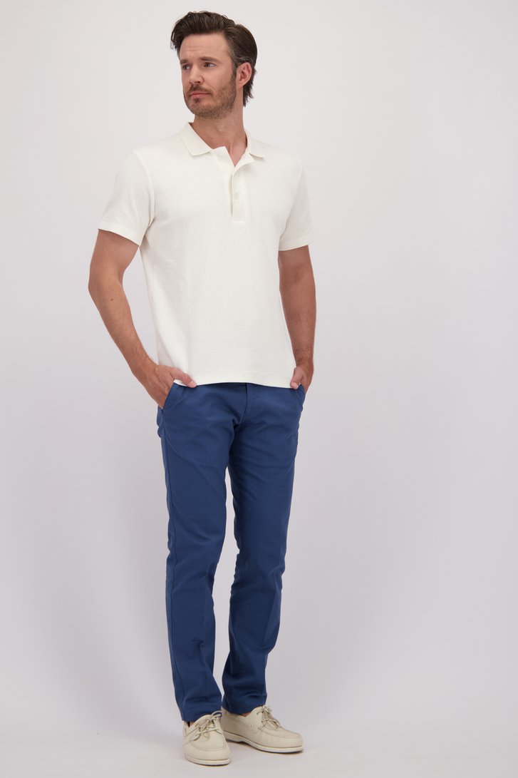 Voorkant van Blauwe chino - Vancouver - Regular fit  door Brassville voor Heren
