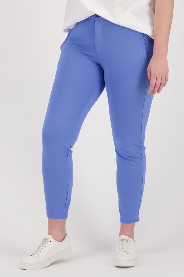 Blauwe geklede broek van Fransa voor Dames
