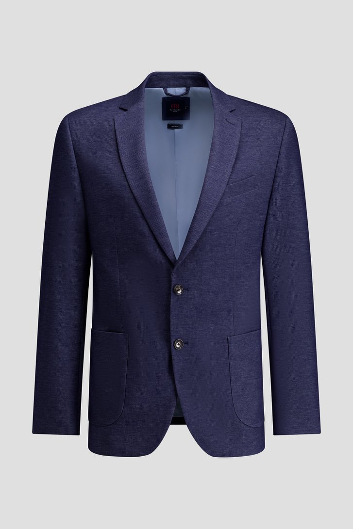 Productfoto 1 van Blauwe gemêleerde blazer door Dansaert Blue voor Heren