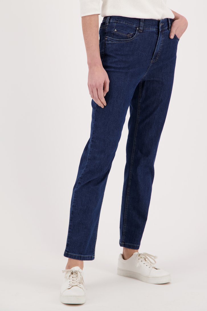 Blauwe jeans - comfort fit, Dames, Merk: Anna Montana, Maat: 48