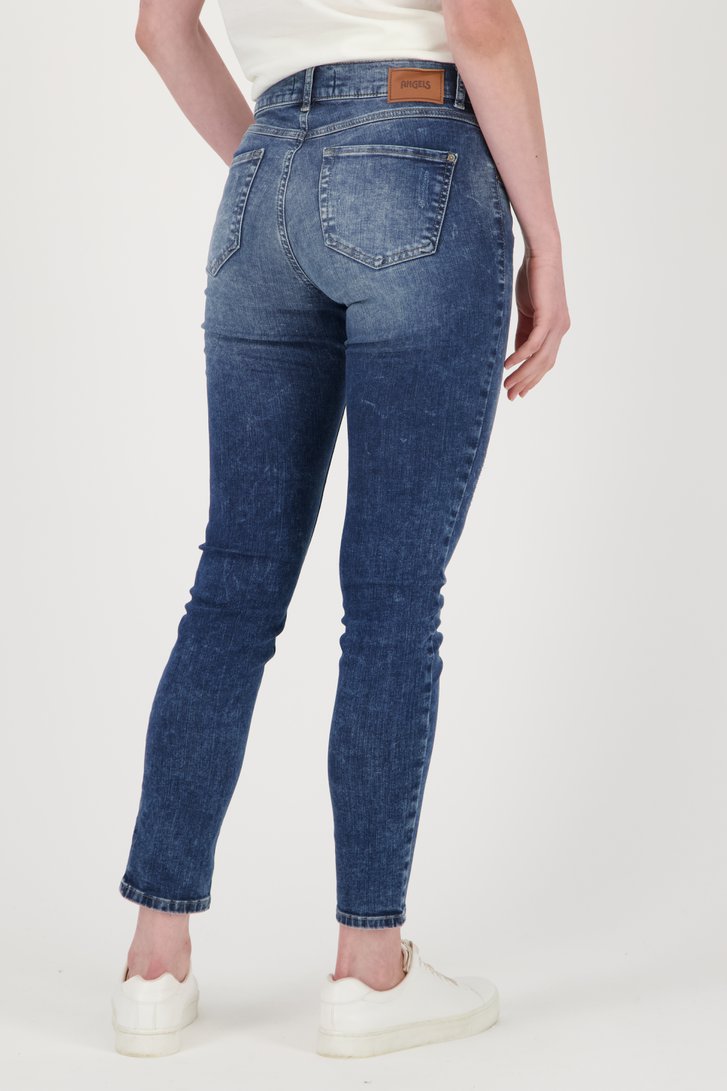 Blauwe jeans met steentjes - Skinny fit van Angels voor Dames