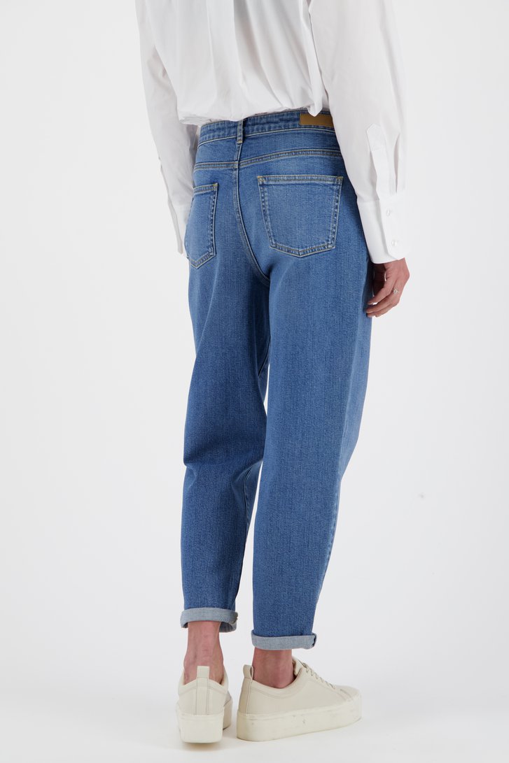 Blauwe jeans - mom fit van Liberty Island Denim voor Dames