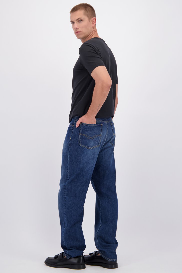 Achterkant van Blauwe jeans - Relaxed fit  door Liberty Island Denim voor Heren