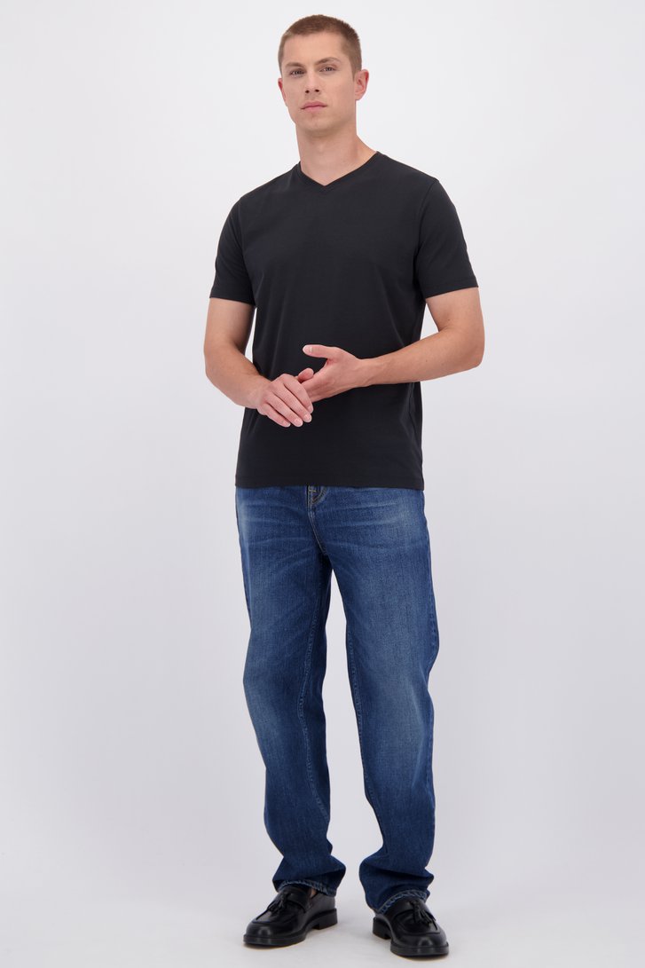 Voorkant van Blauwe jeans - Relaxed fit  door Liberty Island Denim voor Heren
