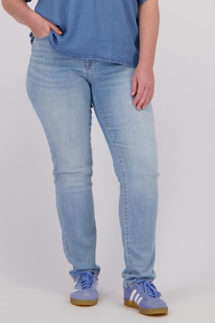Detail van Blauwe jeans - Slim fit  door ONLY Carmakoma voor Dames