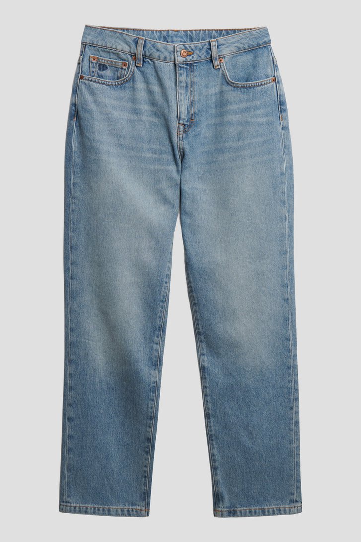 Productfoto 2 van Blauwe jeans - Straight fit door Superdry voor Dames