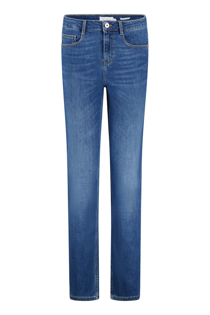 Blauwe jeans - Tammy - straight fit - L32 van Liberty Island Denim voor Dames
