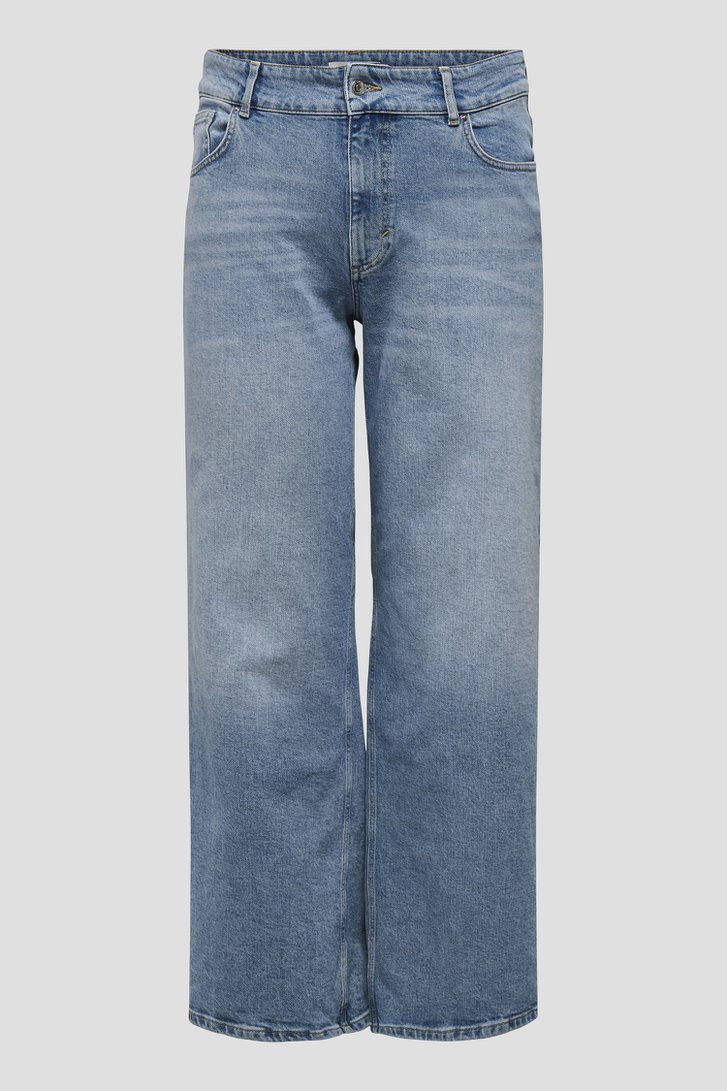 Productfoto 1 van Blauwe jeans - Wide leg fit door ONLY Carmakoma voor Dames