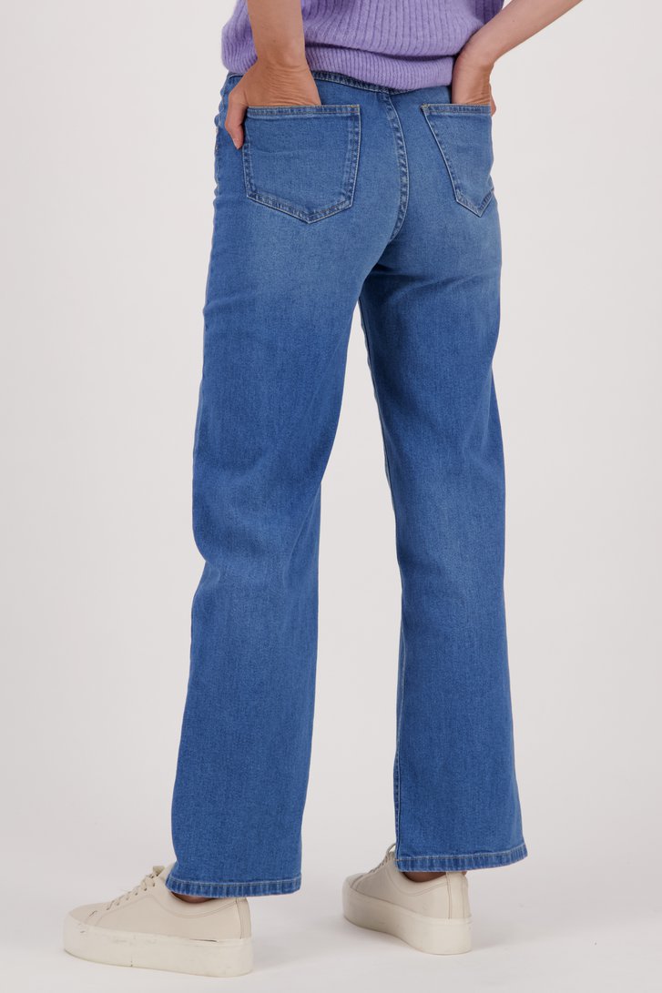Blauwe jeans - wide leg fit van Opus voor Dames