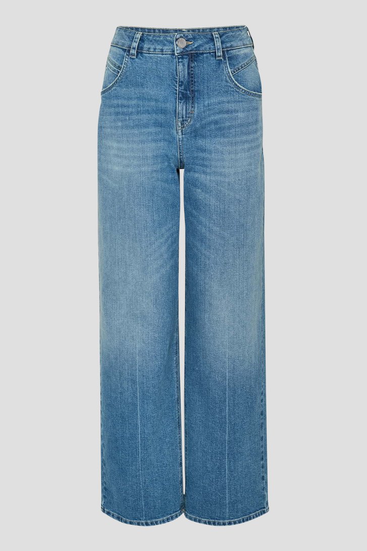 Blauwe jeans - wide leg fit van Opus voor Dames