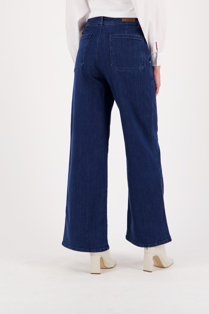 Blauwe jeans - wide leg  van Liberty Island Denim voor Dames