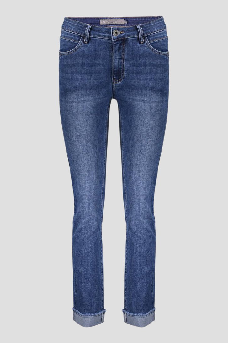 Productfoto 1 van Blauwe jeansbroek - straight fit door Geisha voor Dames