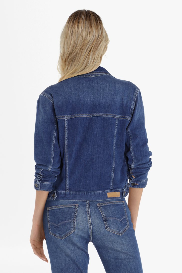 Blauwe jeansjas van Liberty Island Denim voor Dames