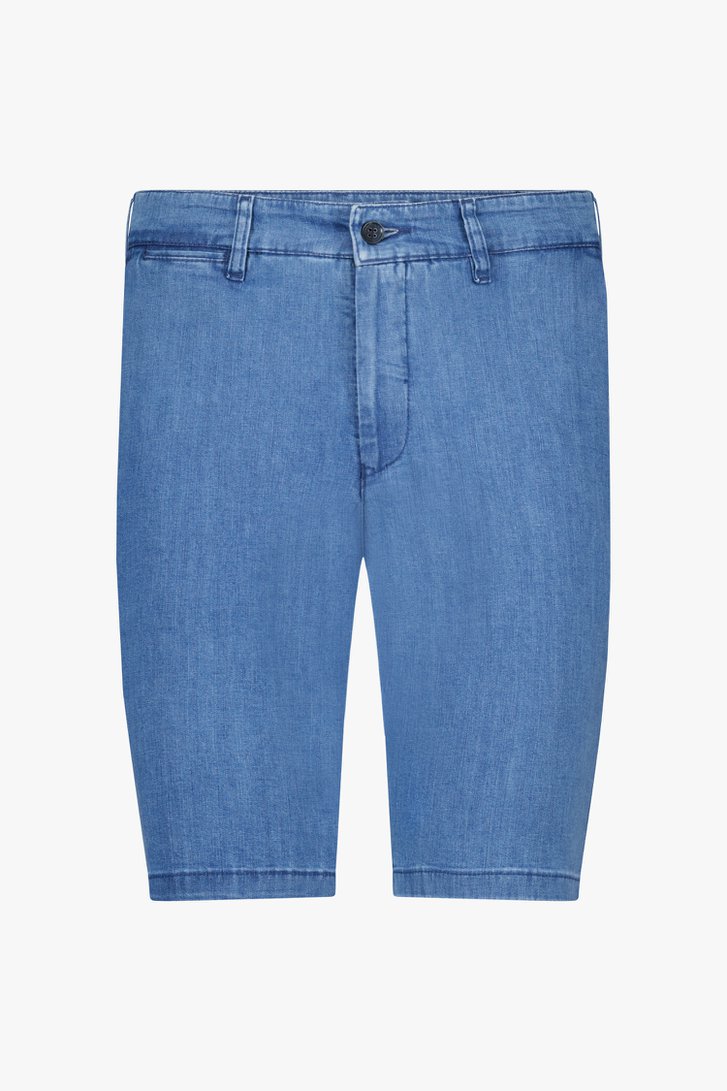 Blauwe jeansshort van Dansaert Blue voor Heren